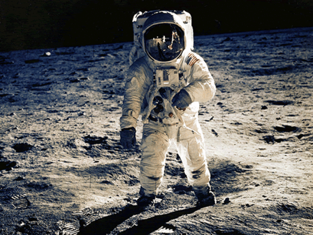 The First Man On The Moon!
