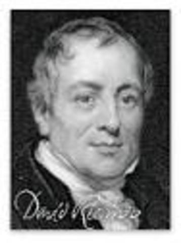David Ricardo 1772-1823