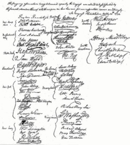 16. Declaration of Rights and Grievances