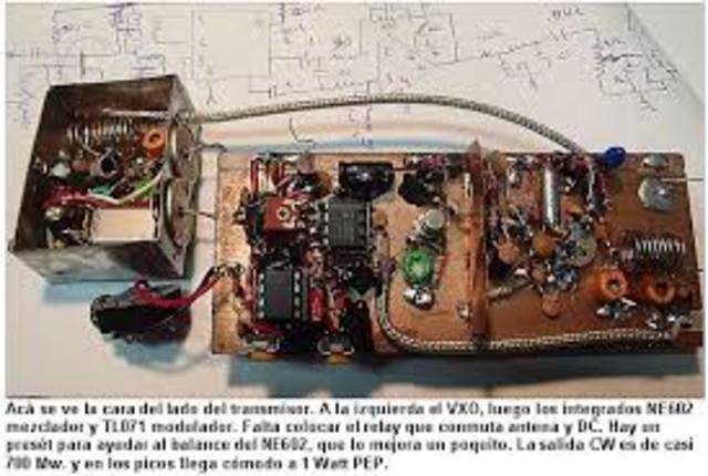 el uso del trasmisor permite fabricar equipos mas pequeños y rapidos