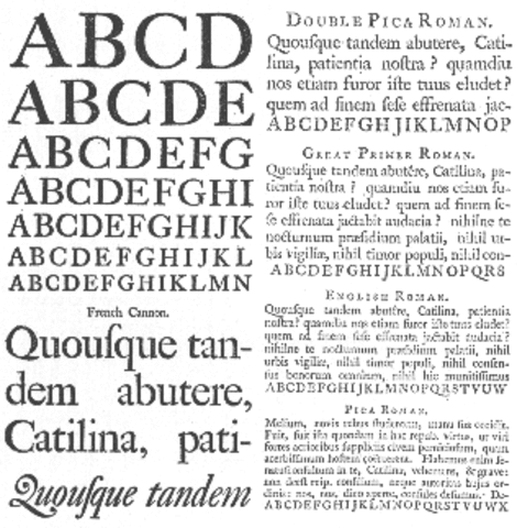 El genio tipográfico