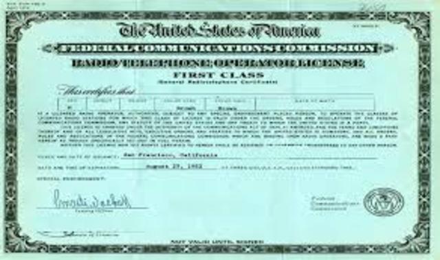 established liscesing radio