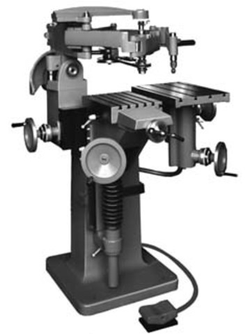 Pentógrafo y fresadora