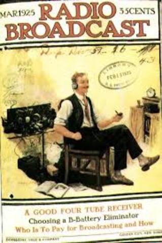 irst regular broadcast