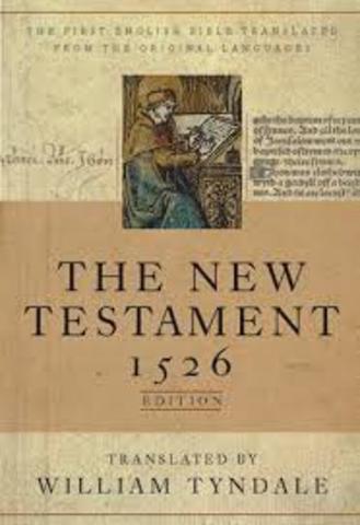 Tynsdale Translation into English - New Testament