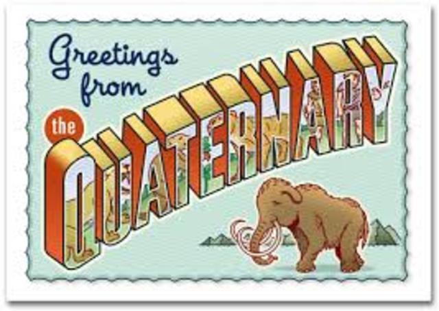 Quarternary period 1.8-present