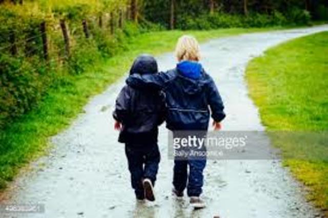 I got my second brother when I was 7 years old.