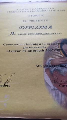 Me gradue en la doctina