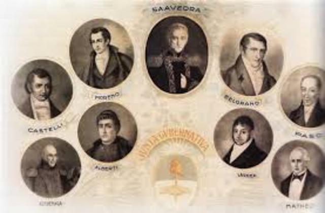 Conformación de la Primera Junta.