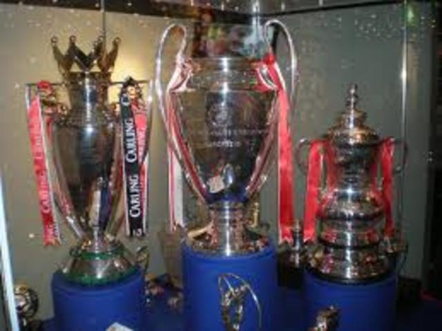 First Team Winning the Treble