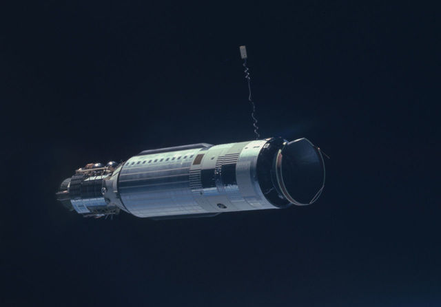 The First Docking of Spacecraft Gemini 8