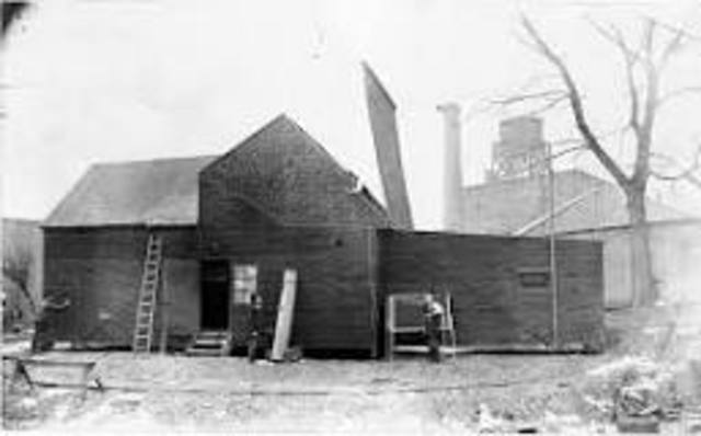 Name of first motion picture studio & year it was built