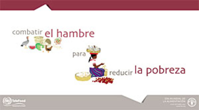 Combatir el hambre para reducir la pobreza
