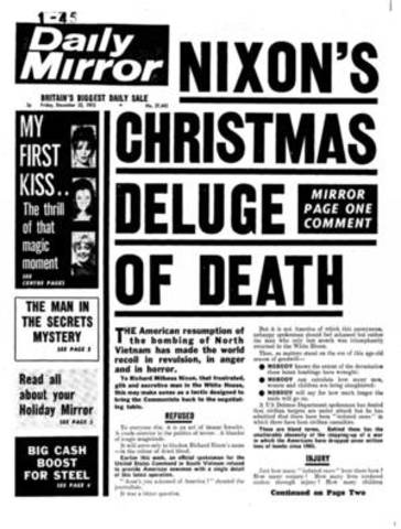 Christmas Bombings Begin