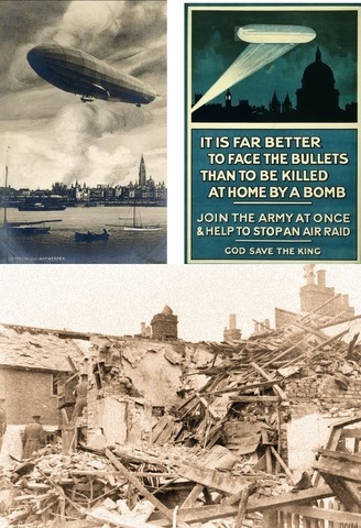 First air raid on Great Britain