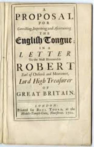 Publication of Swift's Proposal