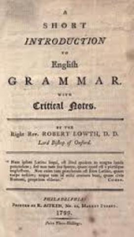 Publication of Short Introduction of English Grammar