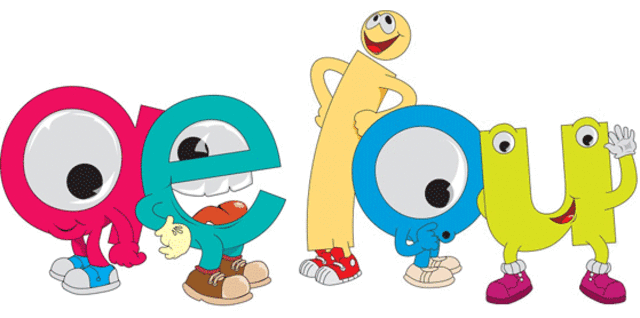 me aprendi las bocales