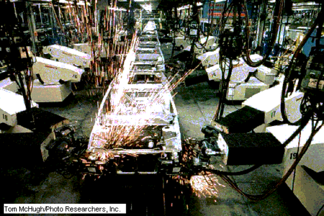 primeros robots industriales