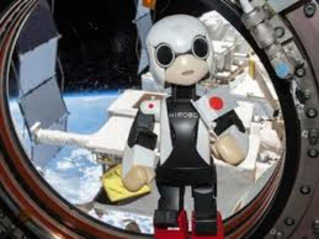 Robot humanoide utilizado como astronauta
