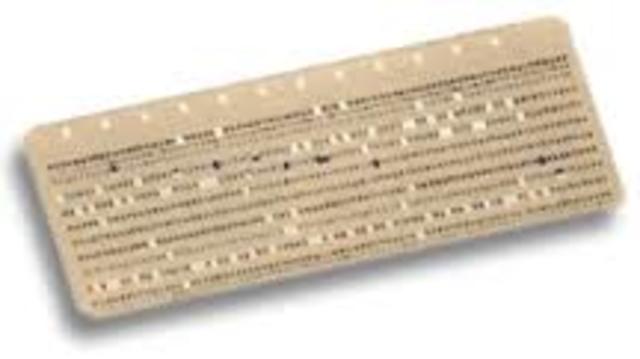 Telares Jacquard ̧ Tarjetas perforadas controlan el telar