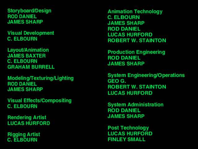 Division of Labor for Movies