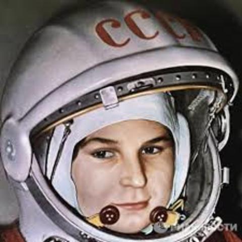 Cosmonaut Valentina becomes the first woman inspace