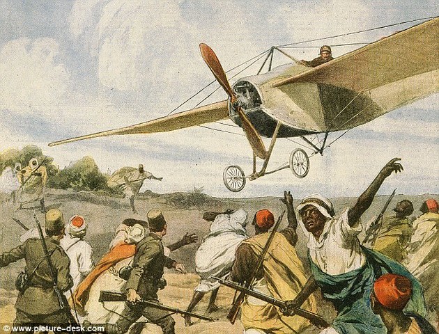 Italian and Turkish war planes