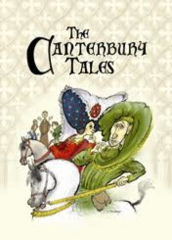 Chaucer writes The Canterbury Tales