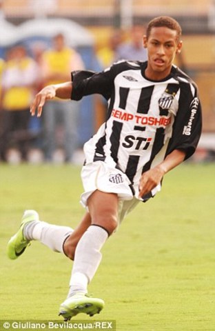 Neymar principio profesional fútbol