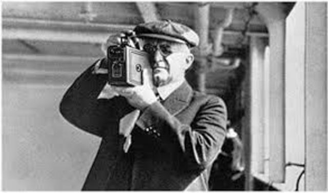 George Eastman introduced the first hand-held box camera