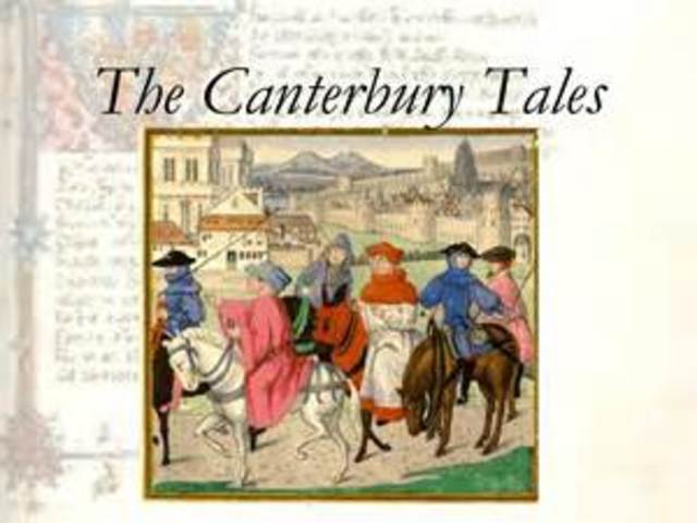 Chaucer writes The Canterbury Tales