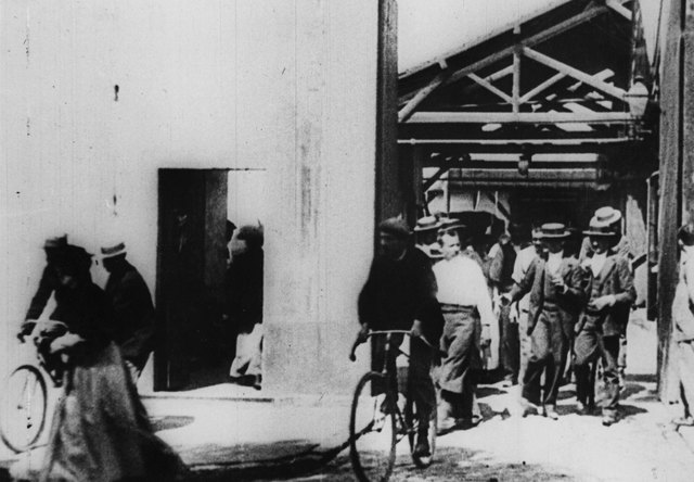 Auguste & Louis Lumiere created the first motion picture,"Workers Leaving the Factory"