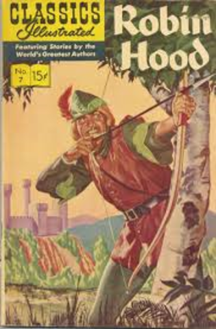 first in literature appearance of Robin Hood