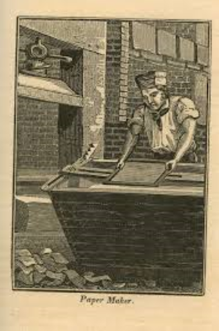 paper is first mass-produced in Spain