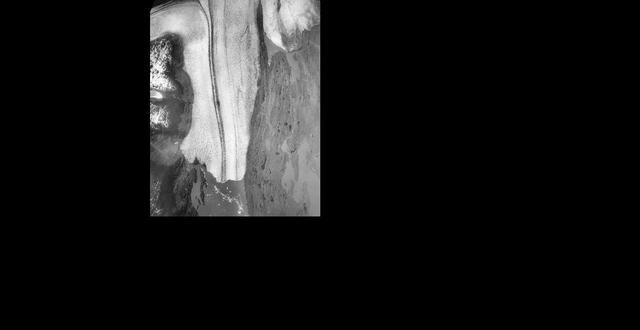 Glaciar Upsala 1968 fotografía aérea.