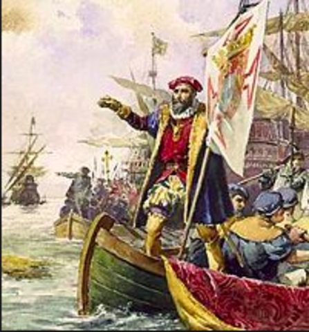 Da Gama lands in India.