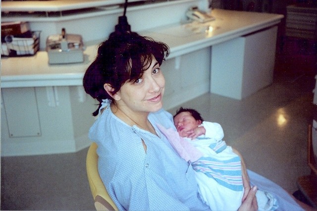 The First Time Mom held me