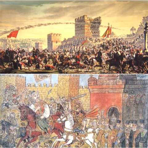 Fall of Constantinople to the Ottoman Turks