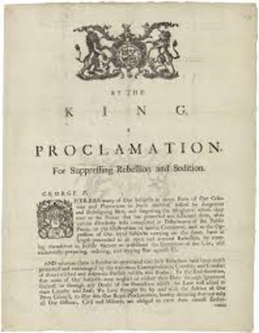 Proclaimation Act of 1763