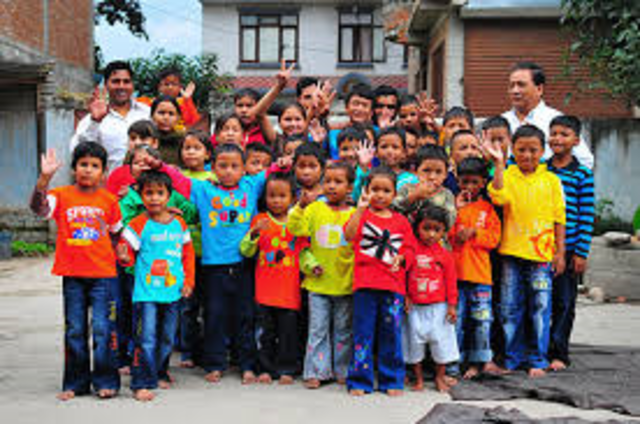 Put to work at the orphanange