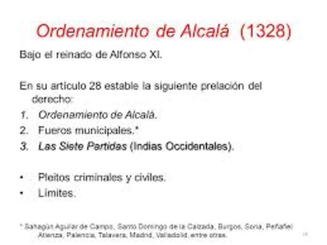 Ordenamiento de Alcala