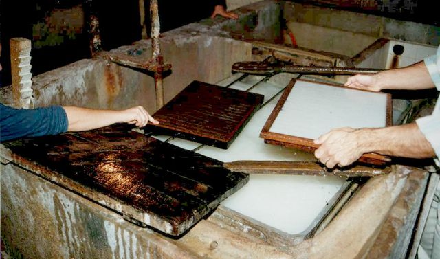 Paper is first mass-produced in Spain