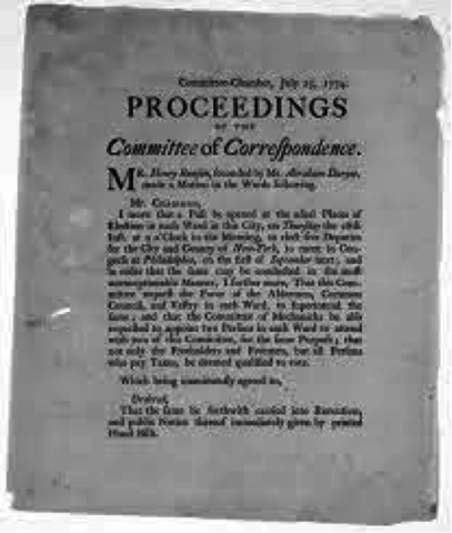 Committees of Correspondence