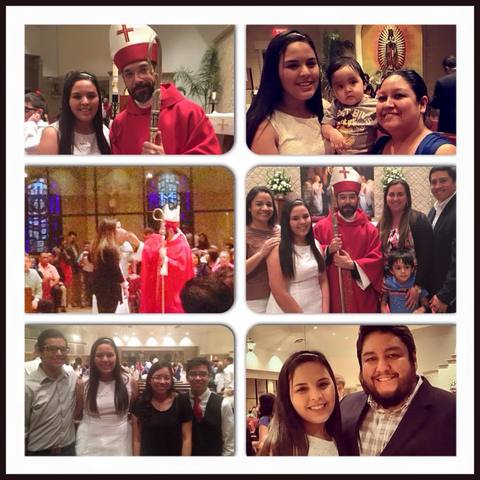 Me confirme en mi iglesia.