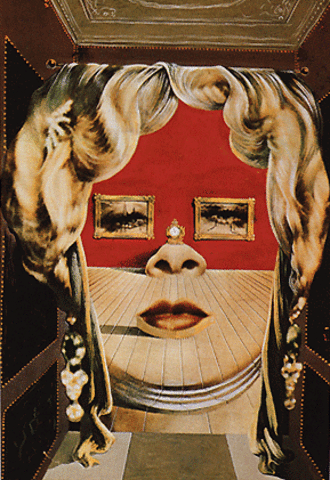 Visage de Mae West, Salvador Dali