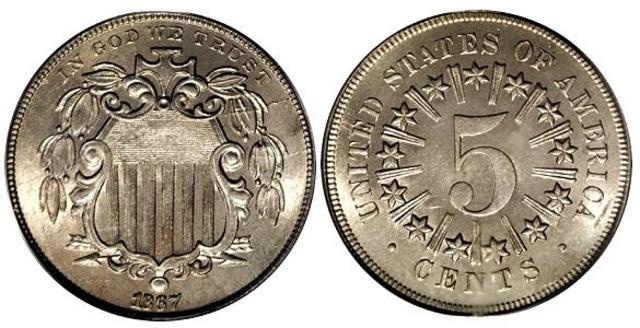 5 cent coin is minted