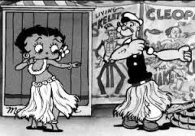 betty boop & popeye the salior man