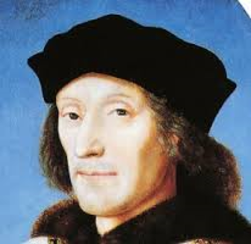 1485-First Tudor king, Henry VII, is crowned