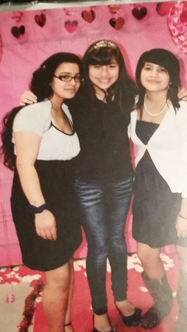 mi primer baile de la tarjeta del día de San Valentín.